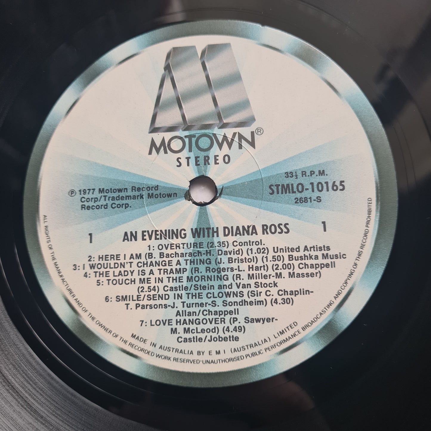 Diana Ross – An Evening With Diana Ross - 1977 - Vinyl Record 2LP (Motown)