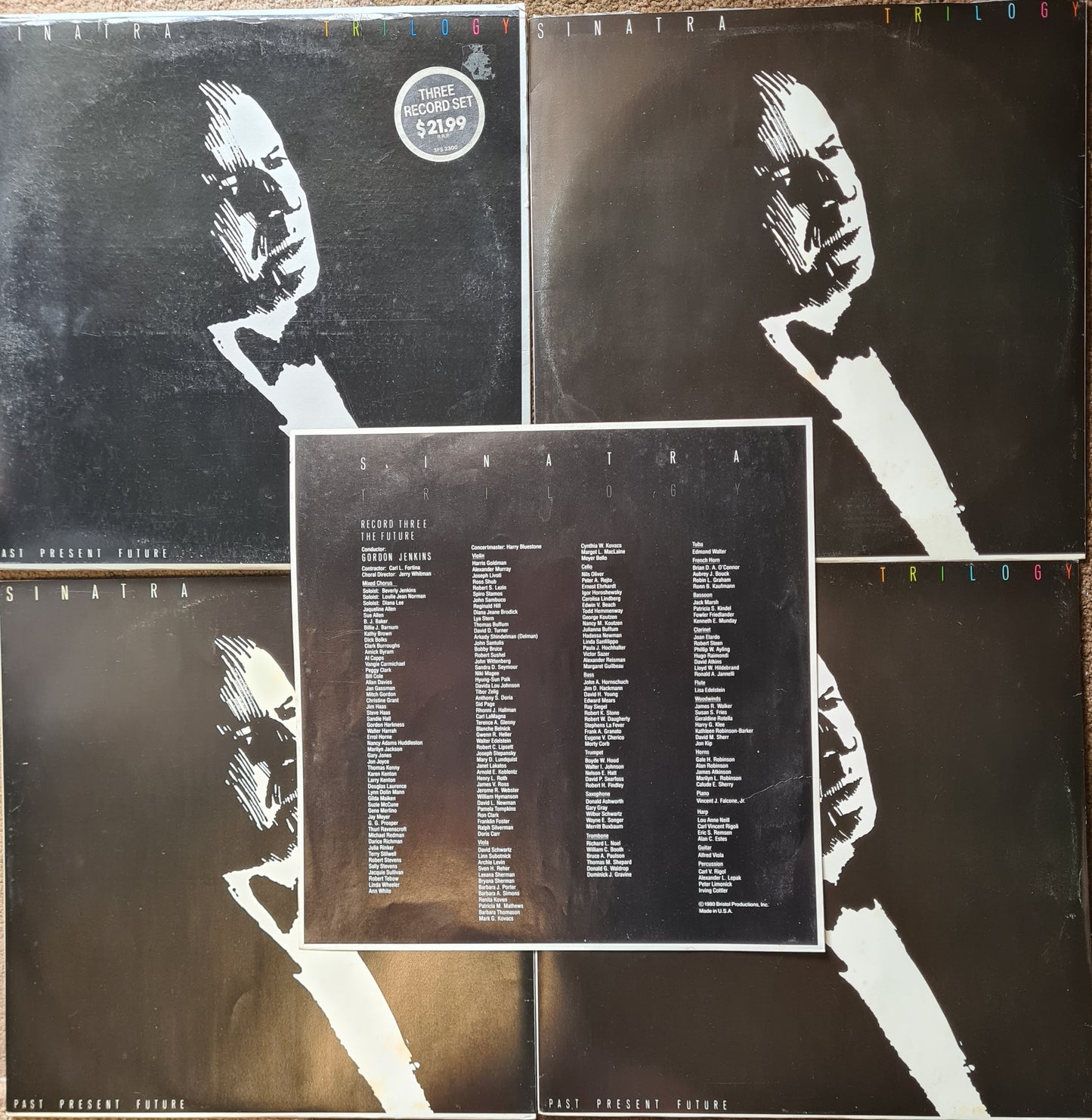 Frank Sinatra – Trilogy: Past, Present & Future - 1980 - Vinyl Record: 3LP Set (near mint)