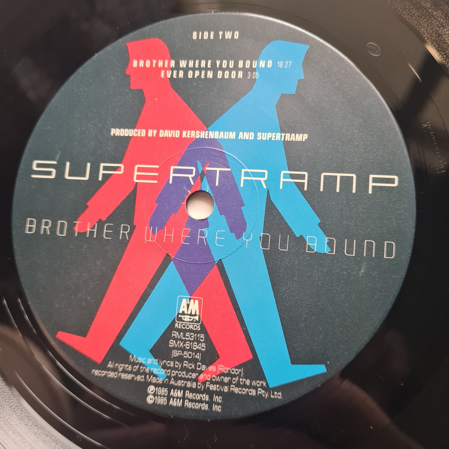Supertramp – Brother Where You Bound- 1985 - Vinyl Record LP