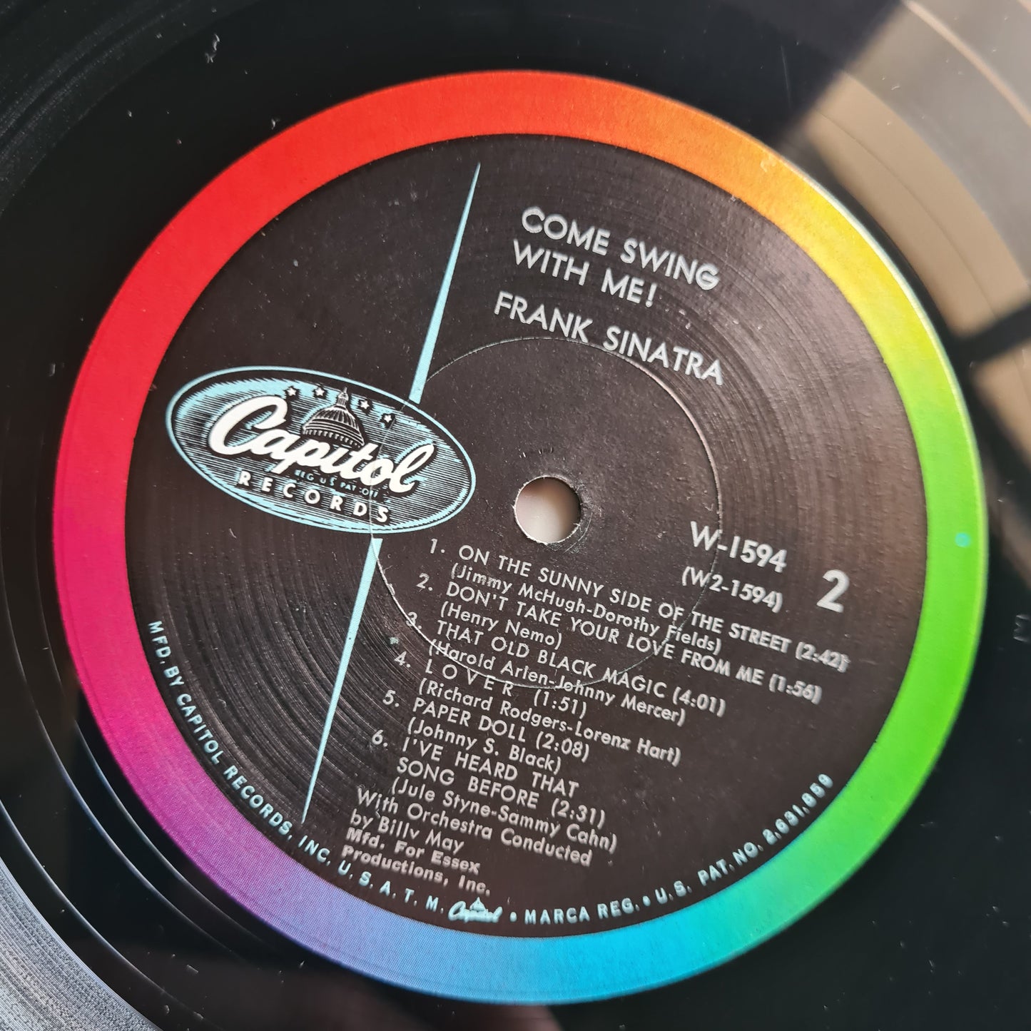 Frank Sinatra – Come Swing With Me! - 1961 - Vinyl Record LP