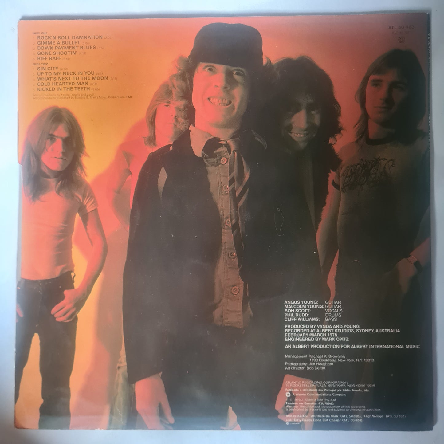 AC/DC – Powerage - 1978 (Portuguese Pressing) - Vinyl Record LP