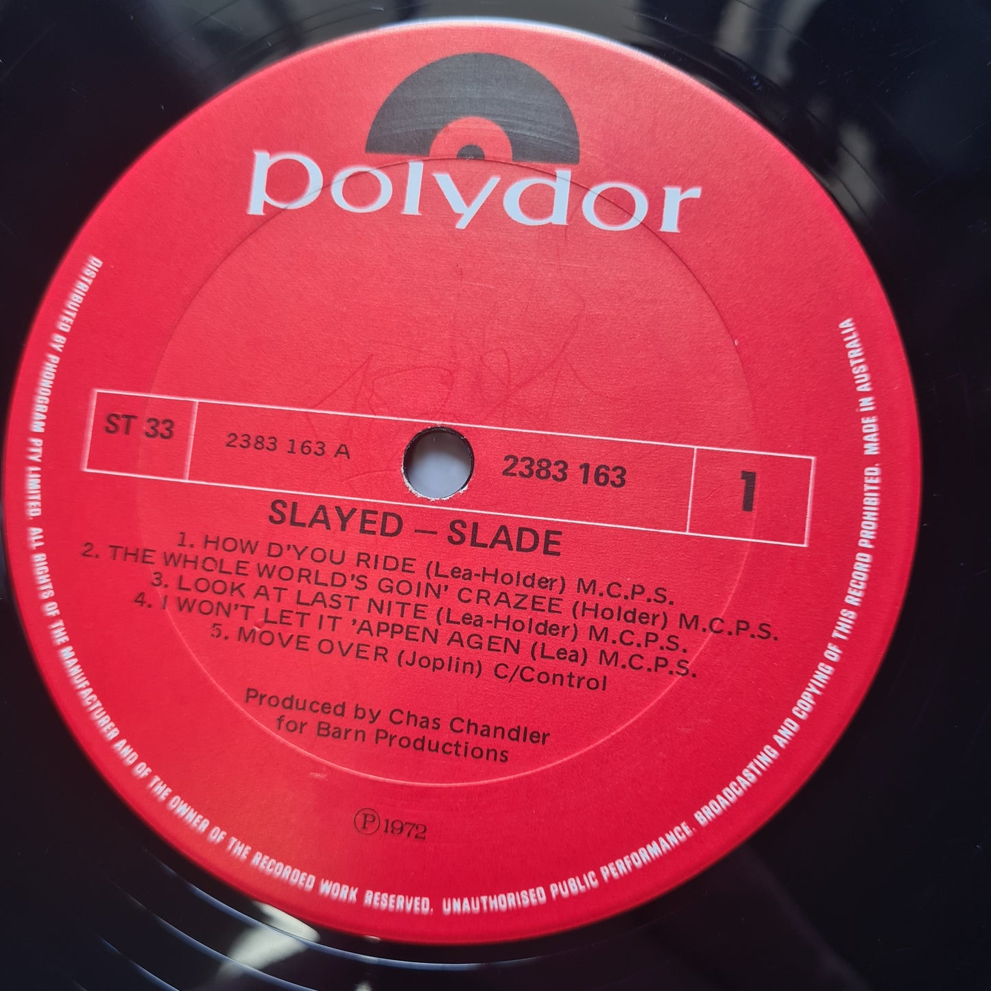 Slade – Slayed? - 1972 - Vinyl Record LP