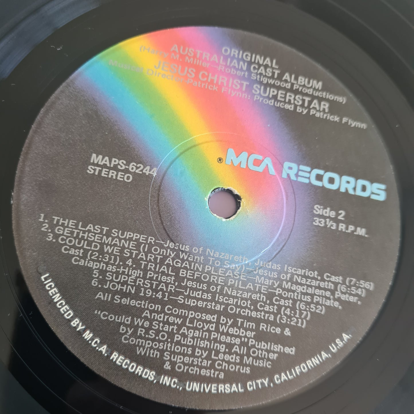 Various – Jesus Christ Superstar (Original Australian Cast Recording) - 1972 (1973 repress) - Vinyl Record LP