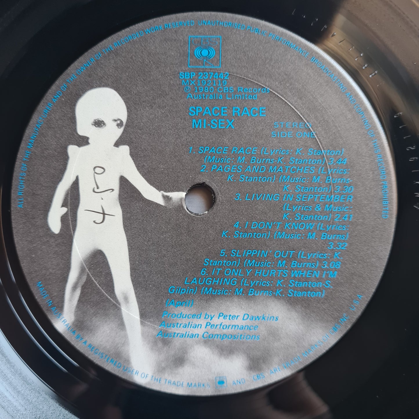 Mi-Sex – Space Race - 1980 - Vinyl Record LP (near mint)