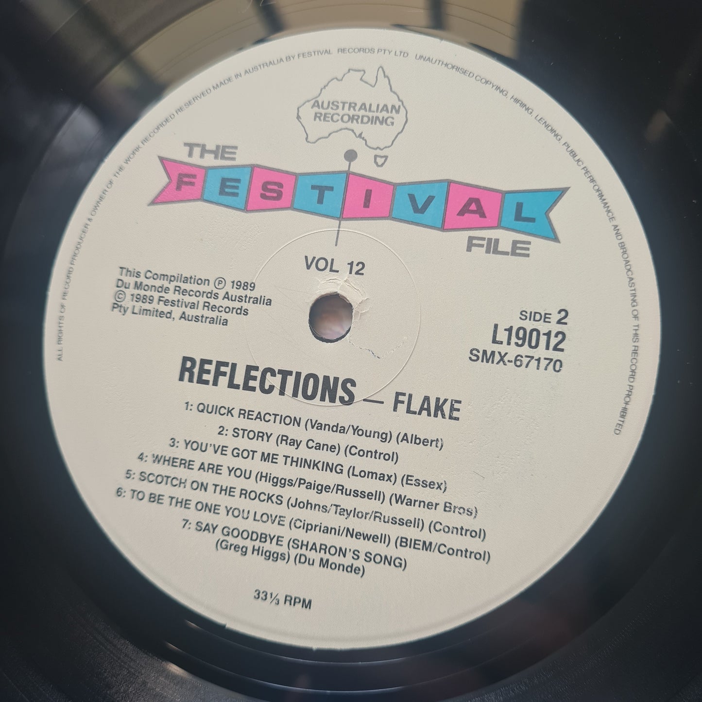 Flake – Festival File: Vol 13: Reflections - 1990 - Vinyl Record LP