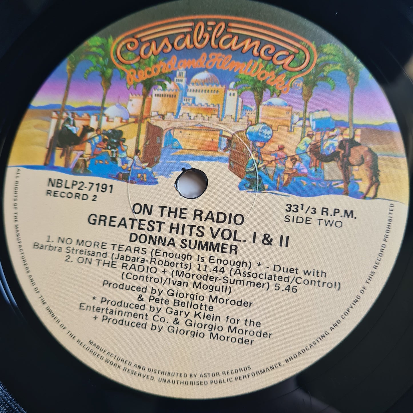 Donna Summer – On The Radio: Greatest Hits: Volume I & II - 1979 - Vinyl Record LP (with poster)