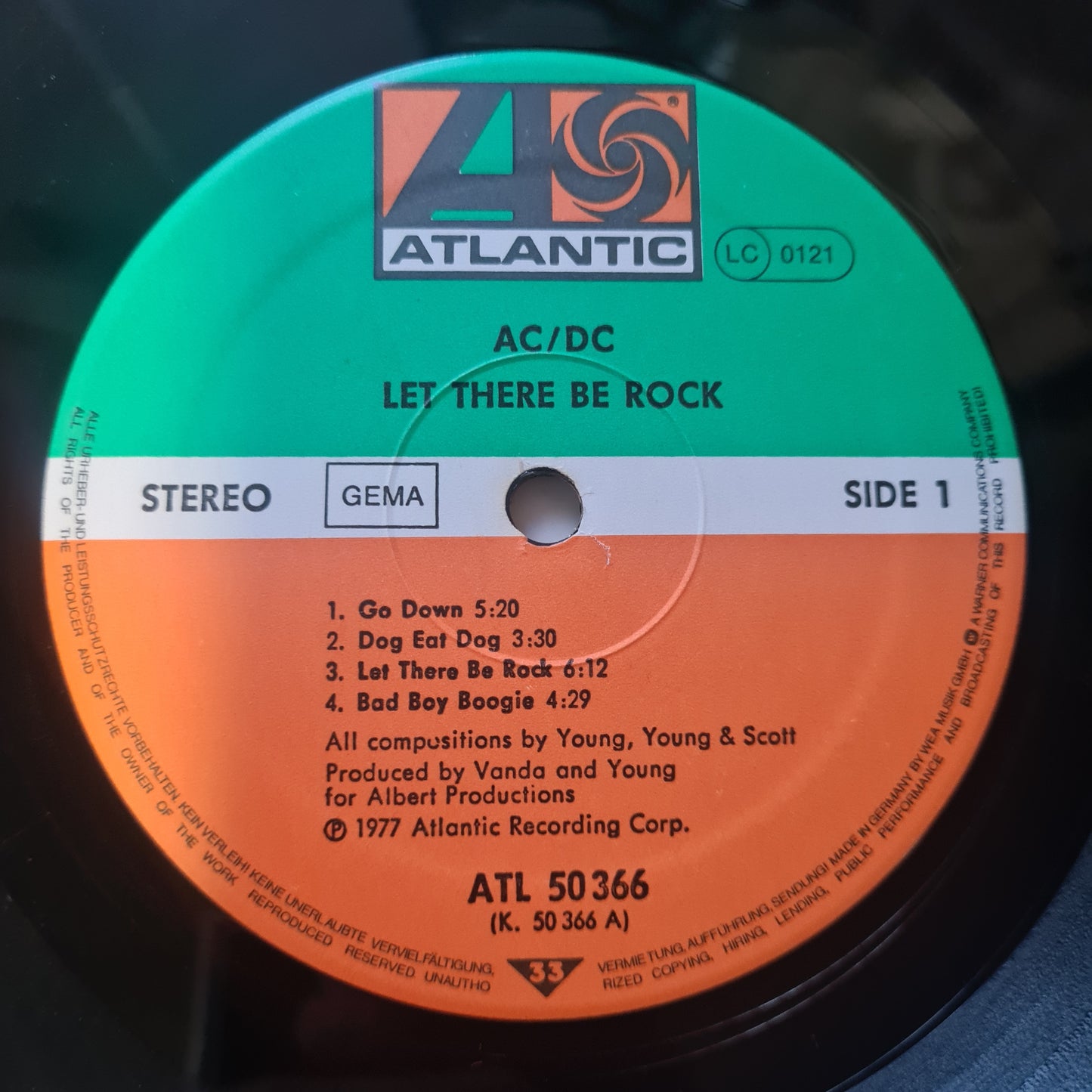 AC/DC – Let there Be Rock - 1977 (German Pressing) - Vinyl Record LP