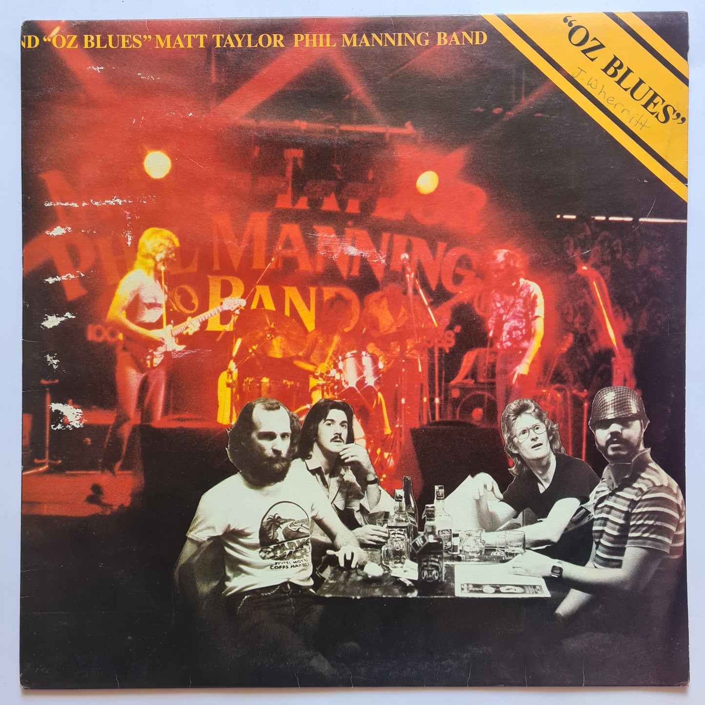Matt Taylor Phil Manning Band – Oz Blues - 1980 - Vinyl Record LP