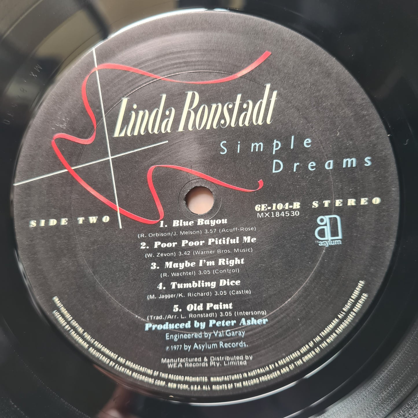 Linda Ronstadt – Simple Dreams - 1977 (Gatefold) - Vinyl Record LP (near mint)