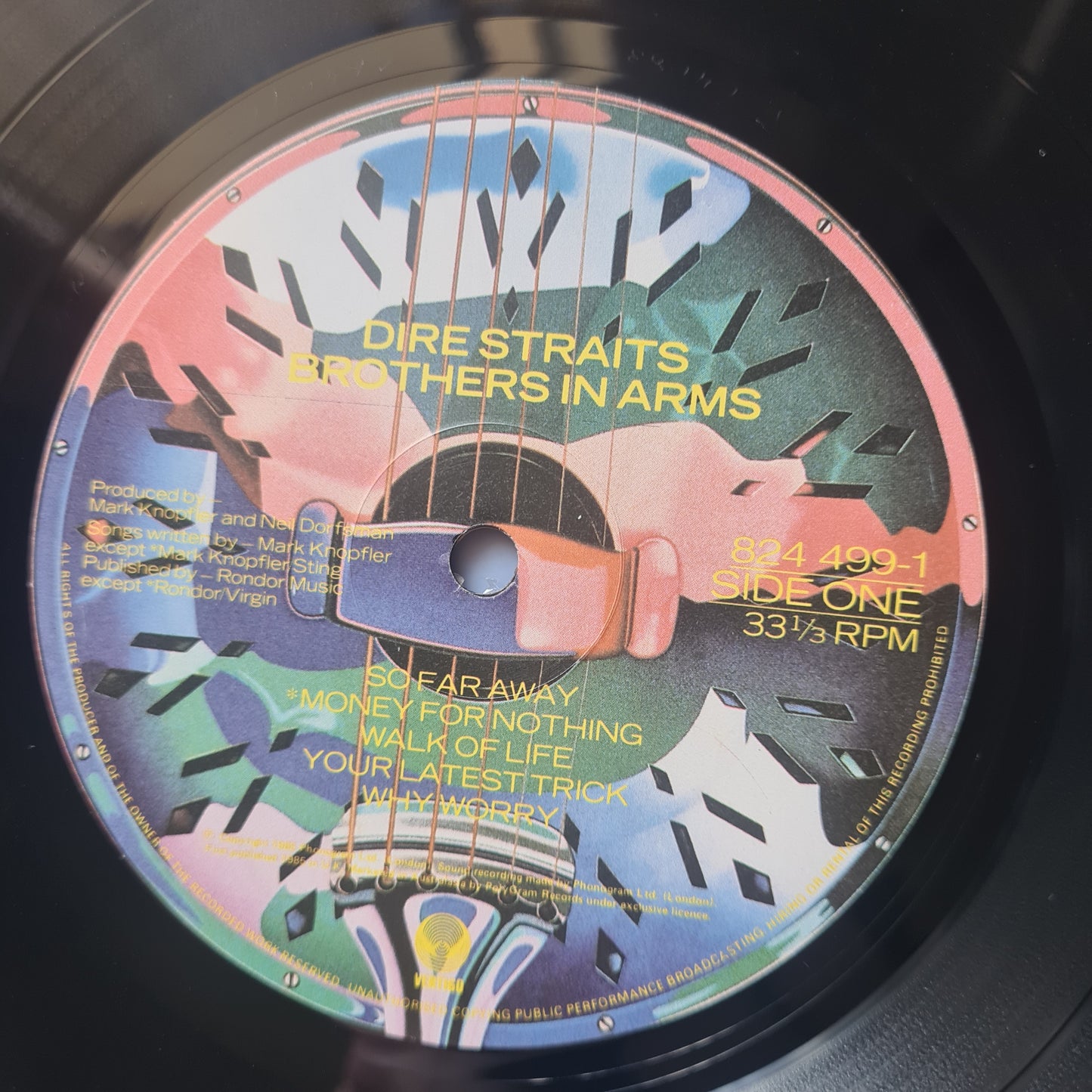 Dire Straits – Brothers In Arms - 1985 - Vinyl Record LP
