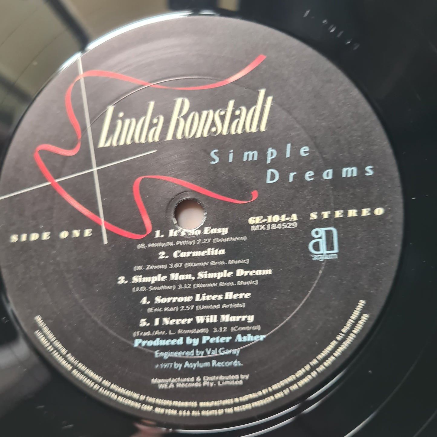 Linda Ronstadt – Simple Dreams - 1977 (Gatefold) - Vinyl Record LP (near mint)