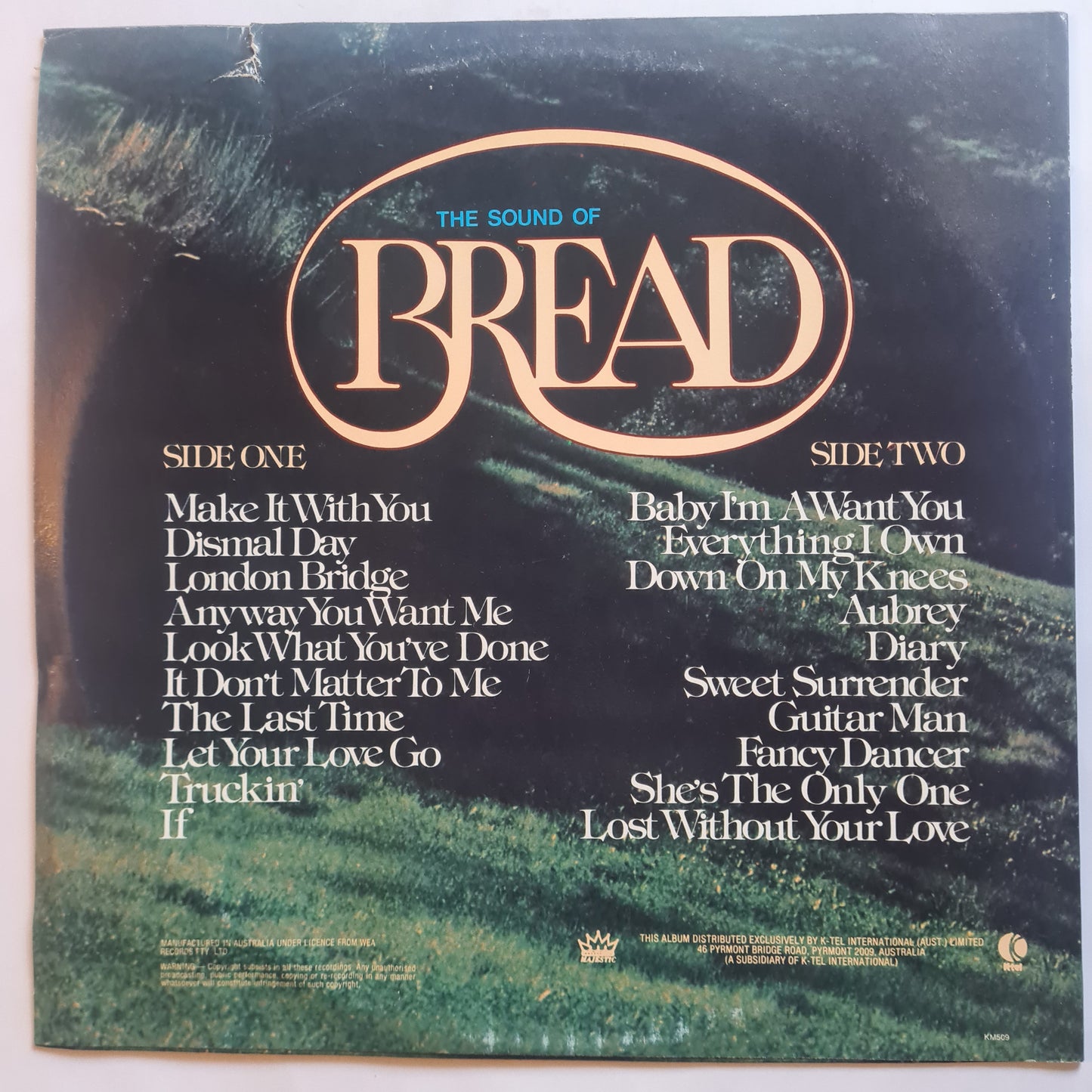 Bread – The Sound Of Bread: 20 Of Their Greatest Songs - 1979 - Vinyl Record LP