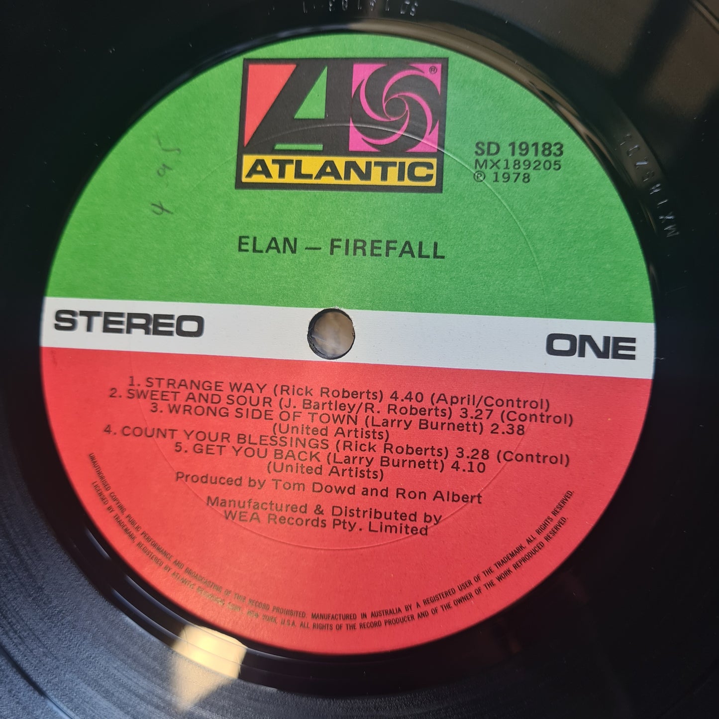 Firefall – Elan - 1978- Vinyl Record LP