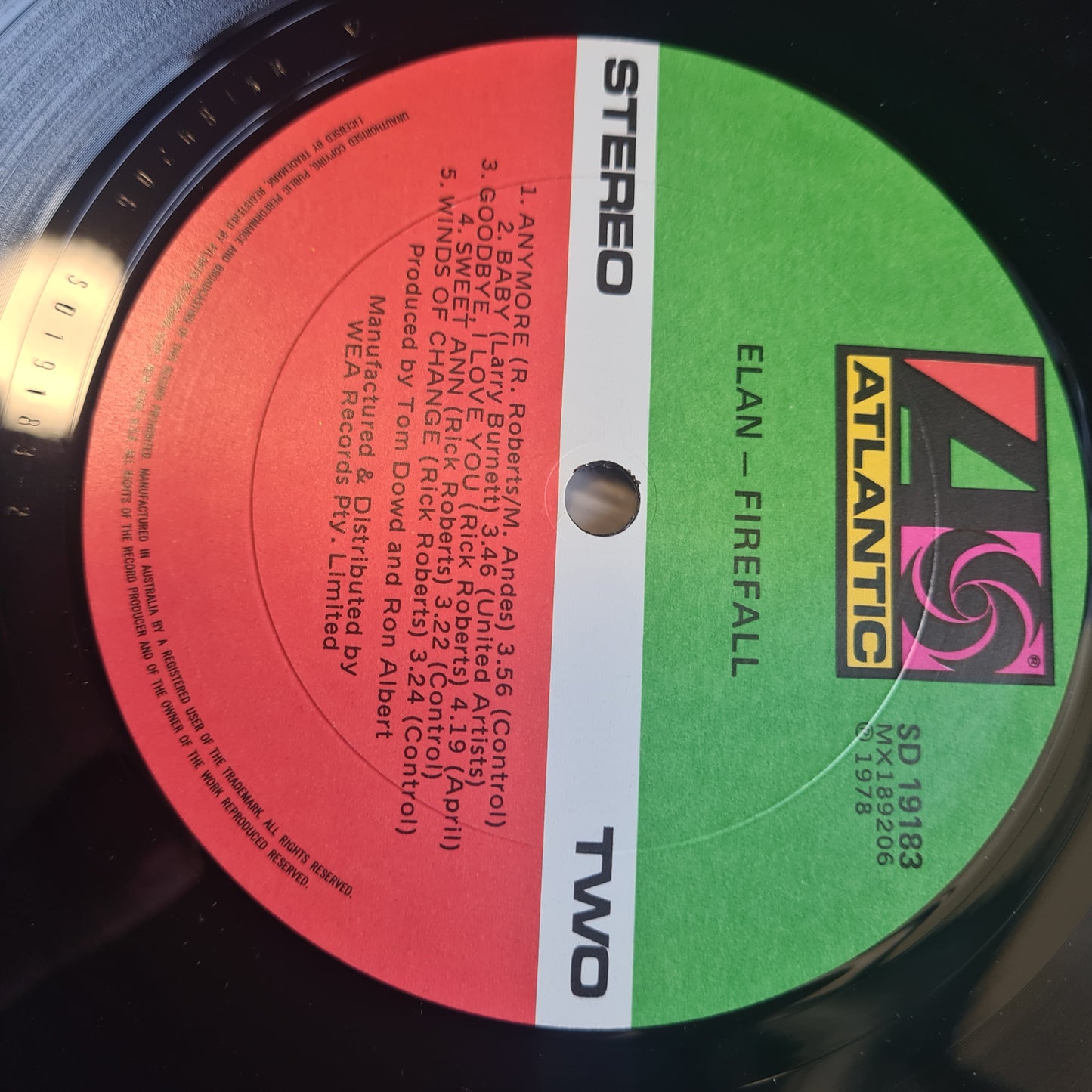 Firefall – Elan - 1978- Vinyl Record LP