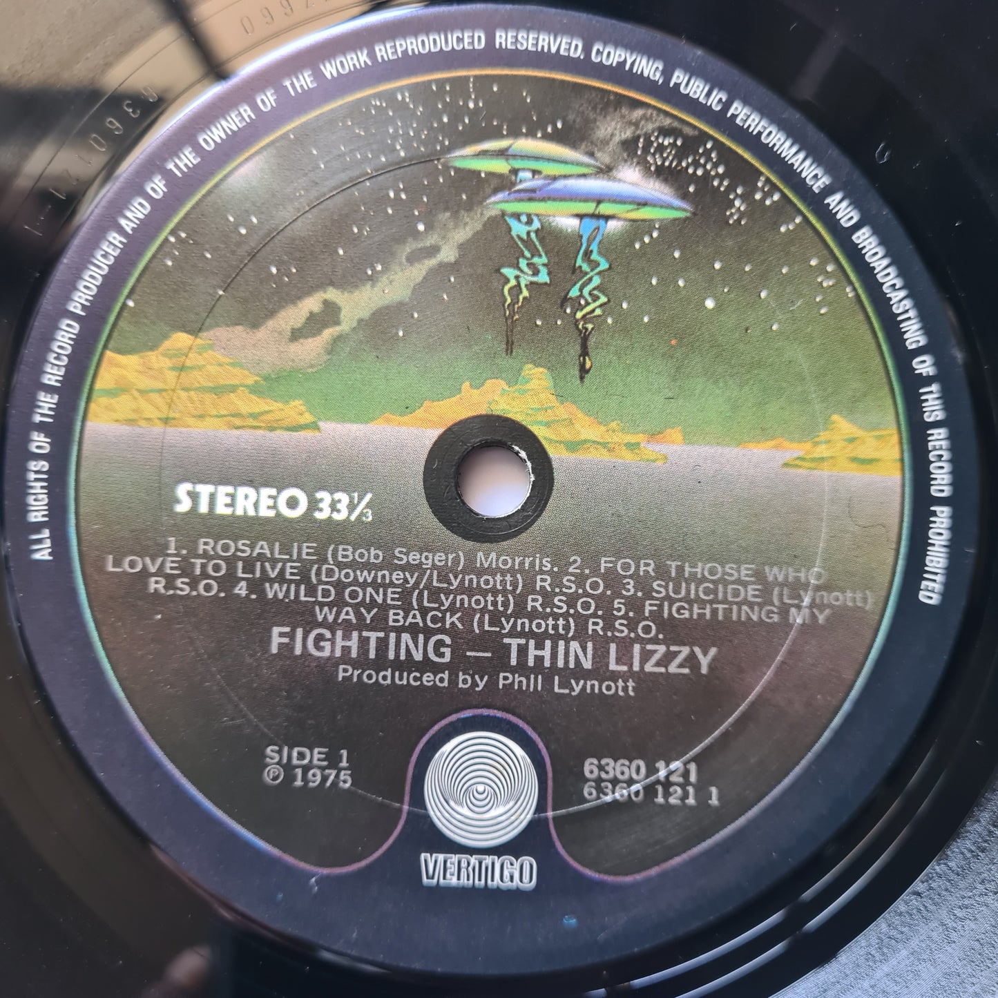 Thin Lizzy – Fighting - 1975 - Vinyl Record LP