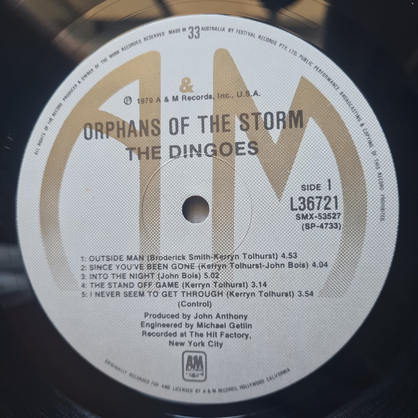 The Dingoes – Orphans Of The Storm - 1979 - Vinyl Record LP (EX)