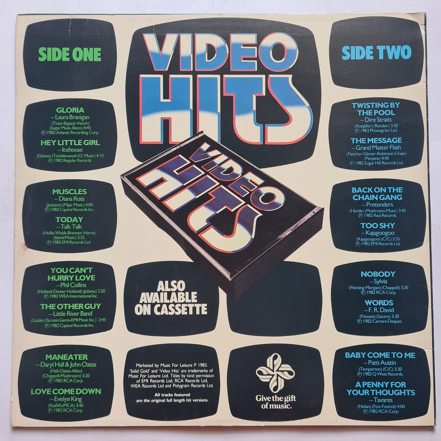 Various Artists – Video Hits-Solid Gold 35 - 1983 - Vinyl Record LP (Rare New Zealand Only pressing)