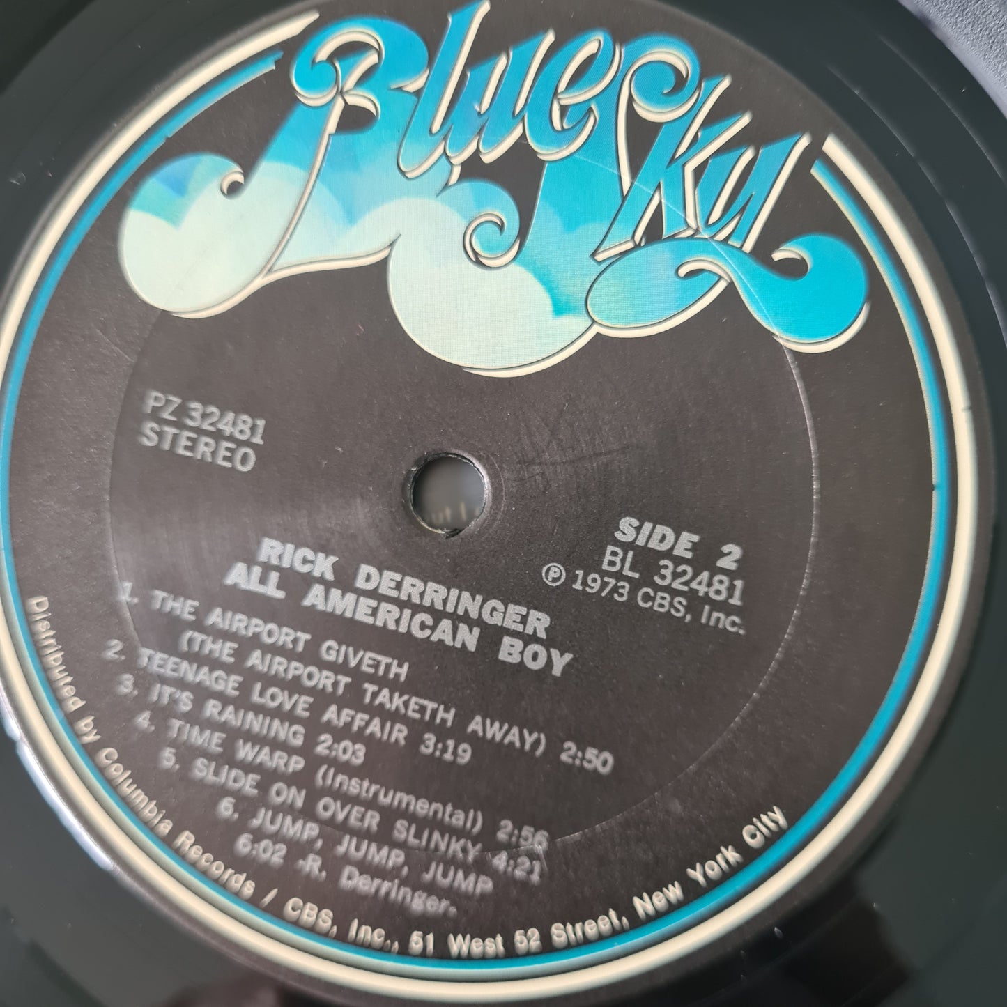 Rick Derringer – All American Boy - 1973 - Vinyl Record LP