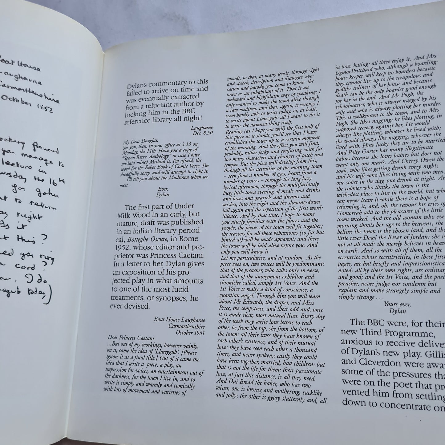 Dylan Thomas (Mark Knopfler, Bonnie Tyler, Tom Jones, George Martin) – Under Milk Wood (A Play For Voices) - 1988 - Vinyl Record 2LP (NM)