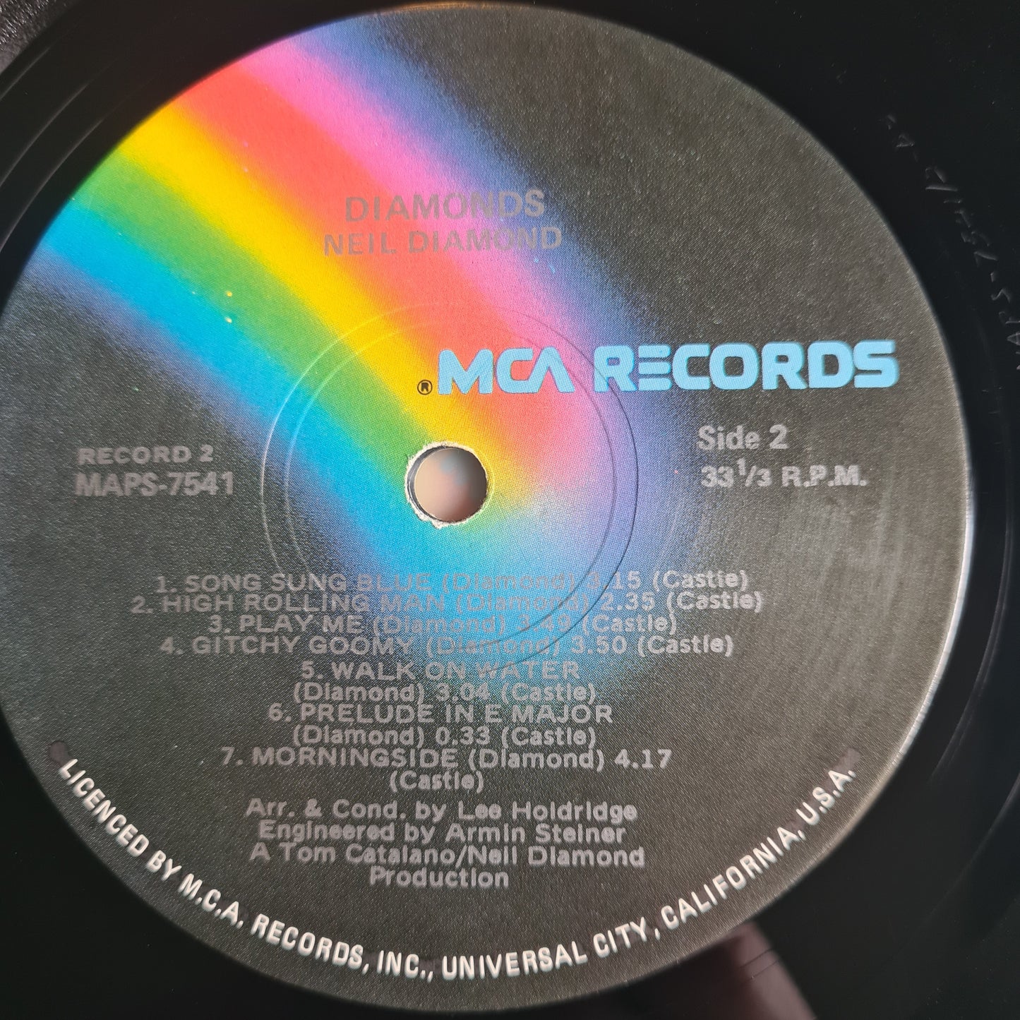 Neil Diamond – Diamonds (2LP Greatest Hits) - 1975 - Vinyl Record