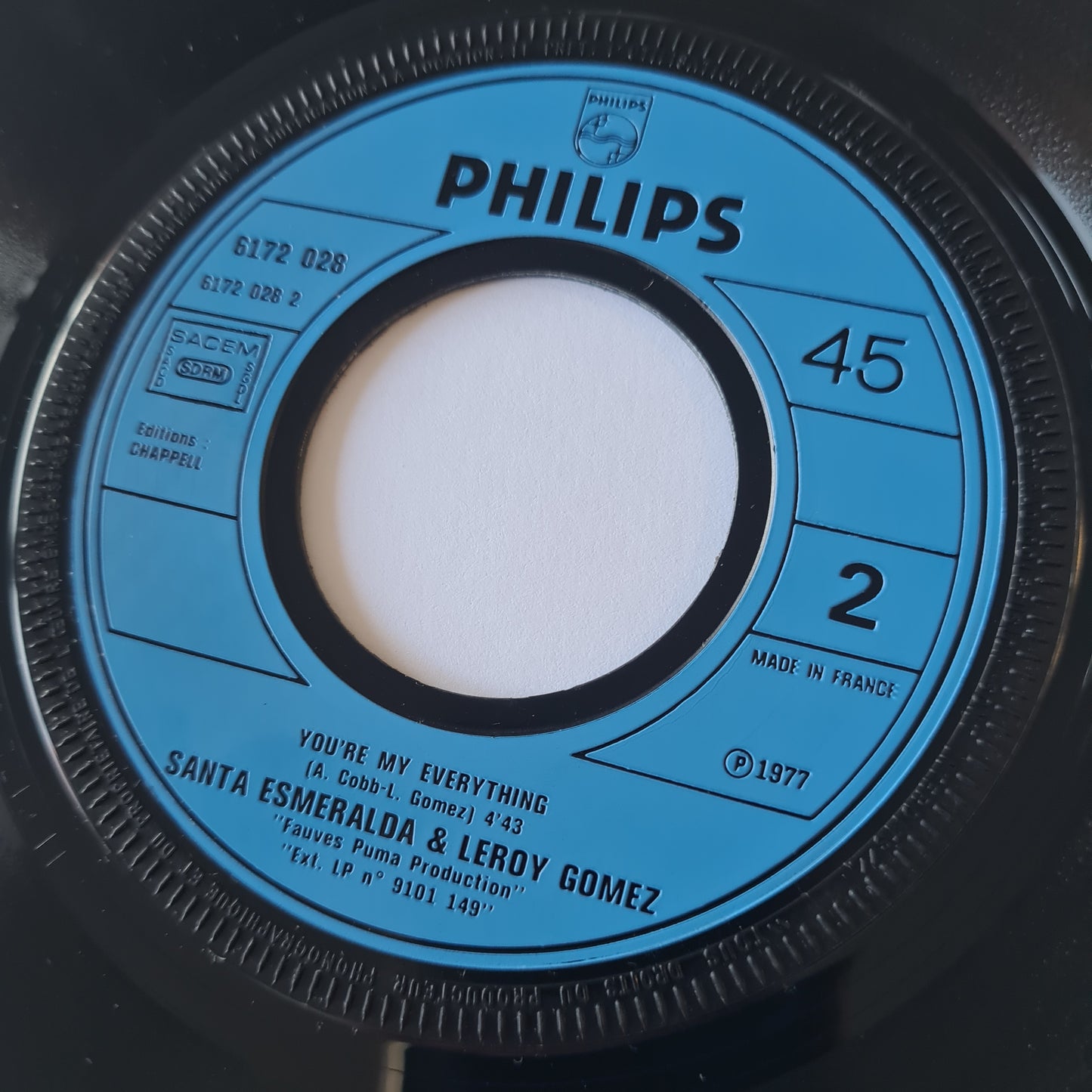 Santa Esmeralda Starring Leroy Gomez - Don't Let Me Be Misunderstood + Esmeralda Suite - 1977 - Vinyl Record 7" Single - 45 RPM