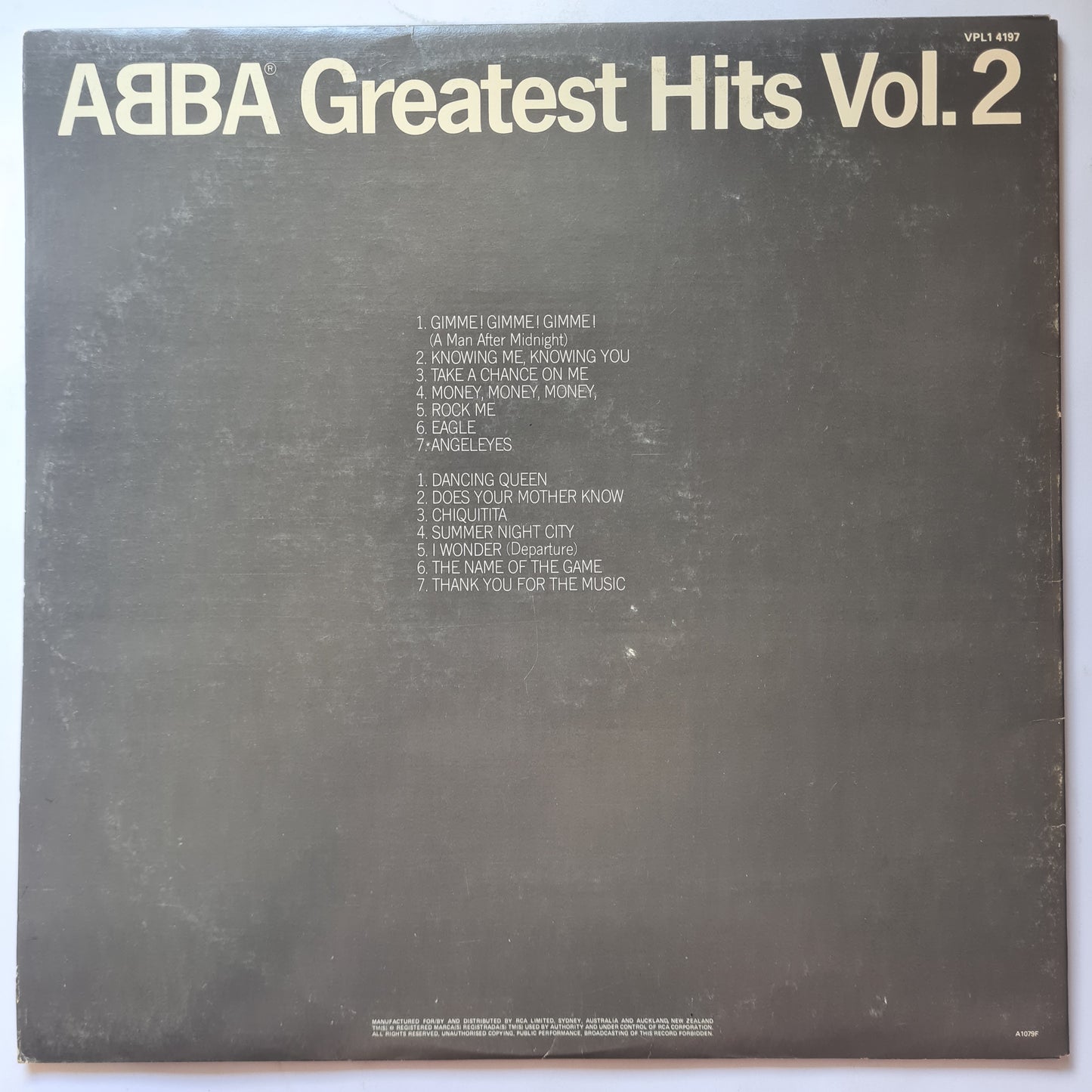 ABBA – Greatest Hits Vol.2 - 1979 (Gatefold) - Vinyl Record LP