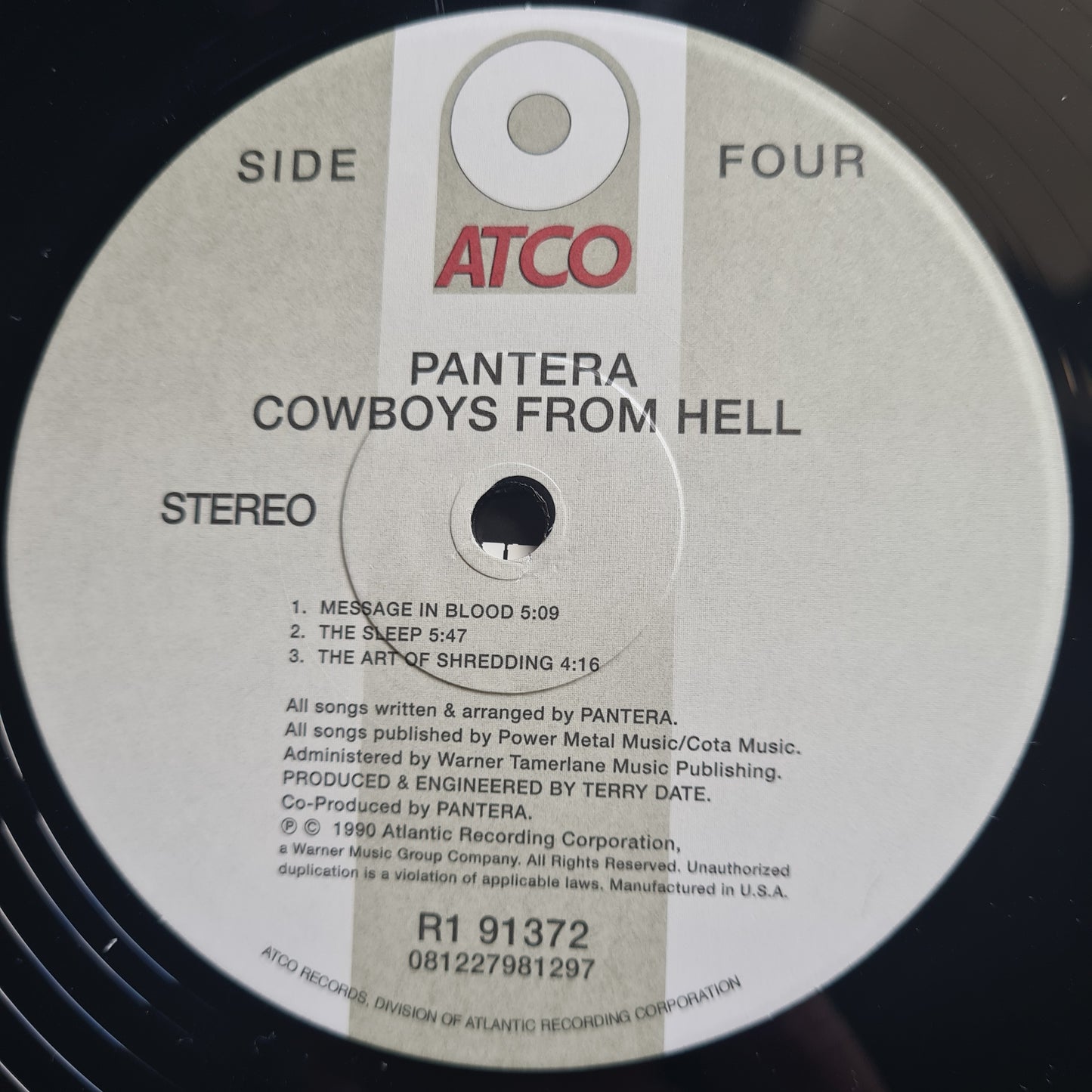 Pantera – Cowboys From Hell - 1990 (2010 USA Pressing- Gatefold 2LP) - Vinyl Record
