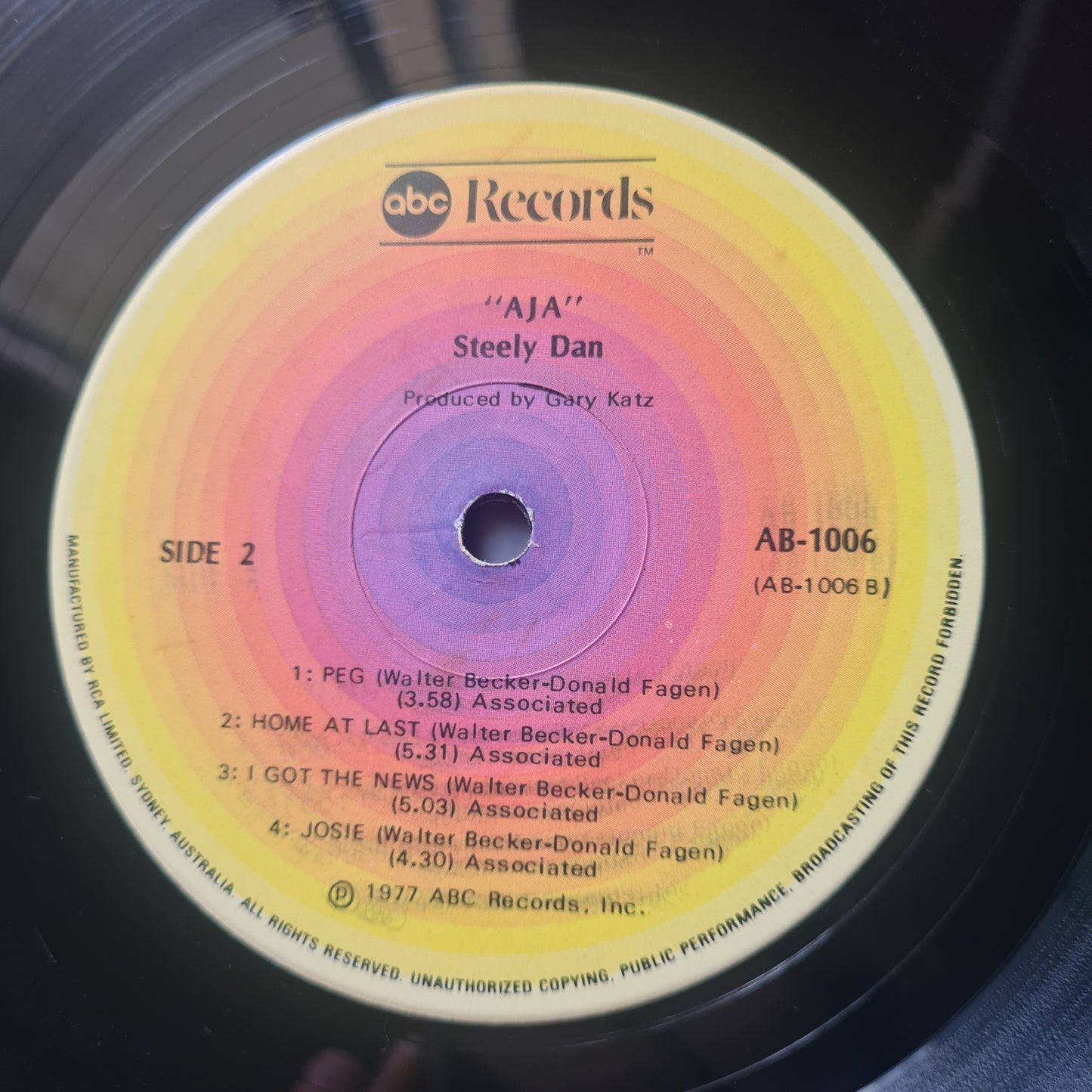 Steely Dan – Aja - 1977 (Gatefold) - Vinyl Record LP