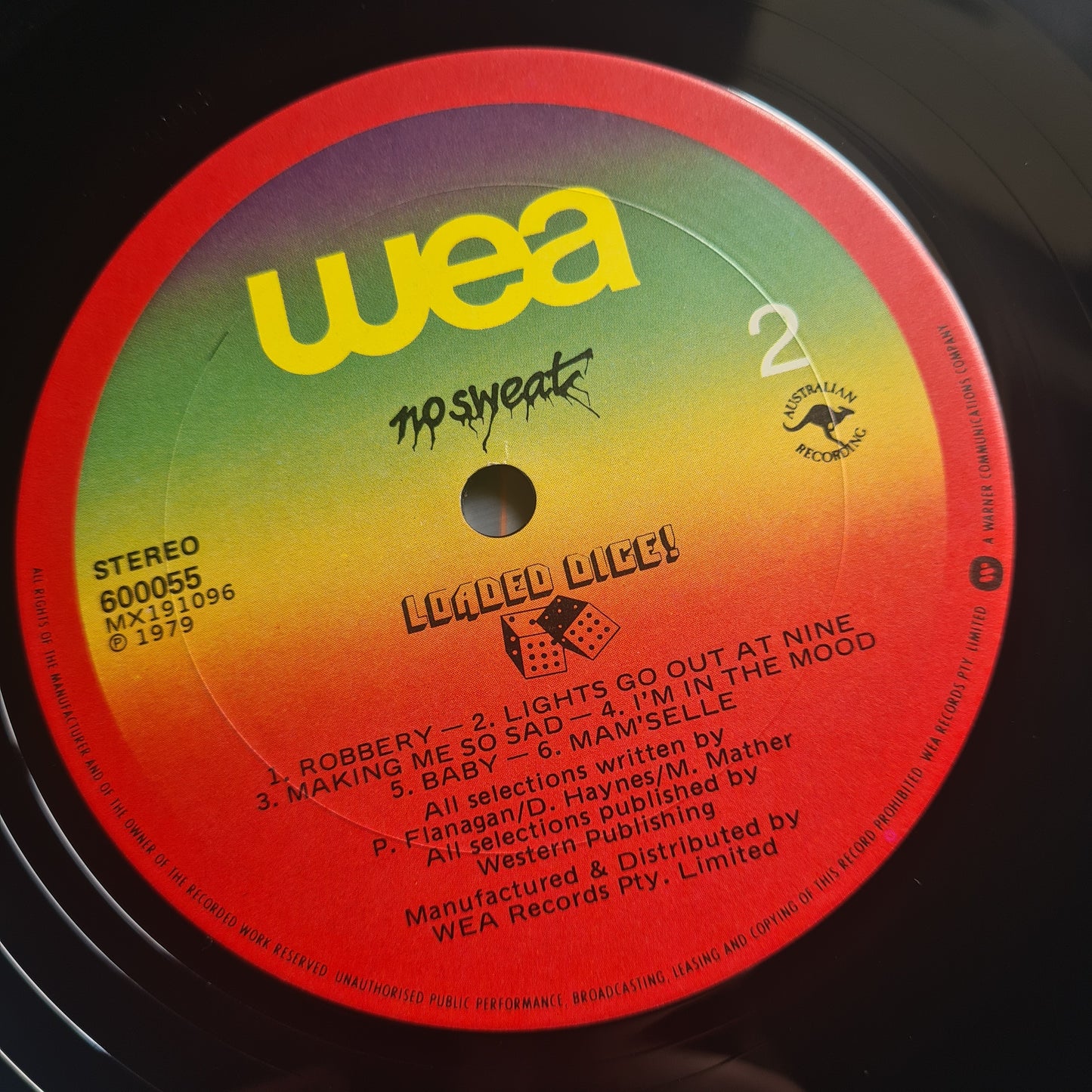 Loaded Dice – No Sweat - 1979 - Vinyl Record LP (near mint)