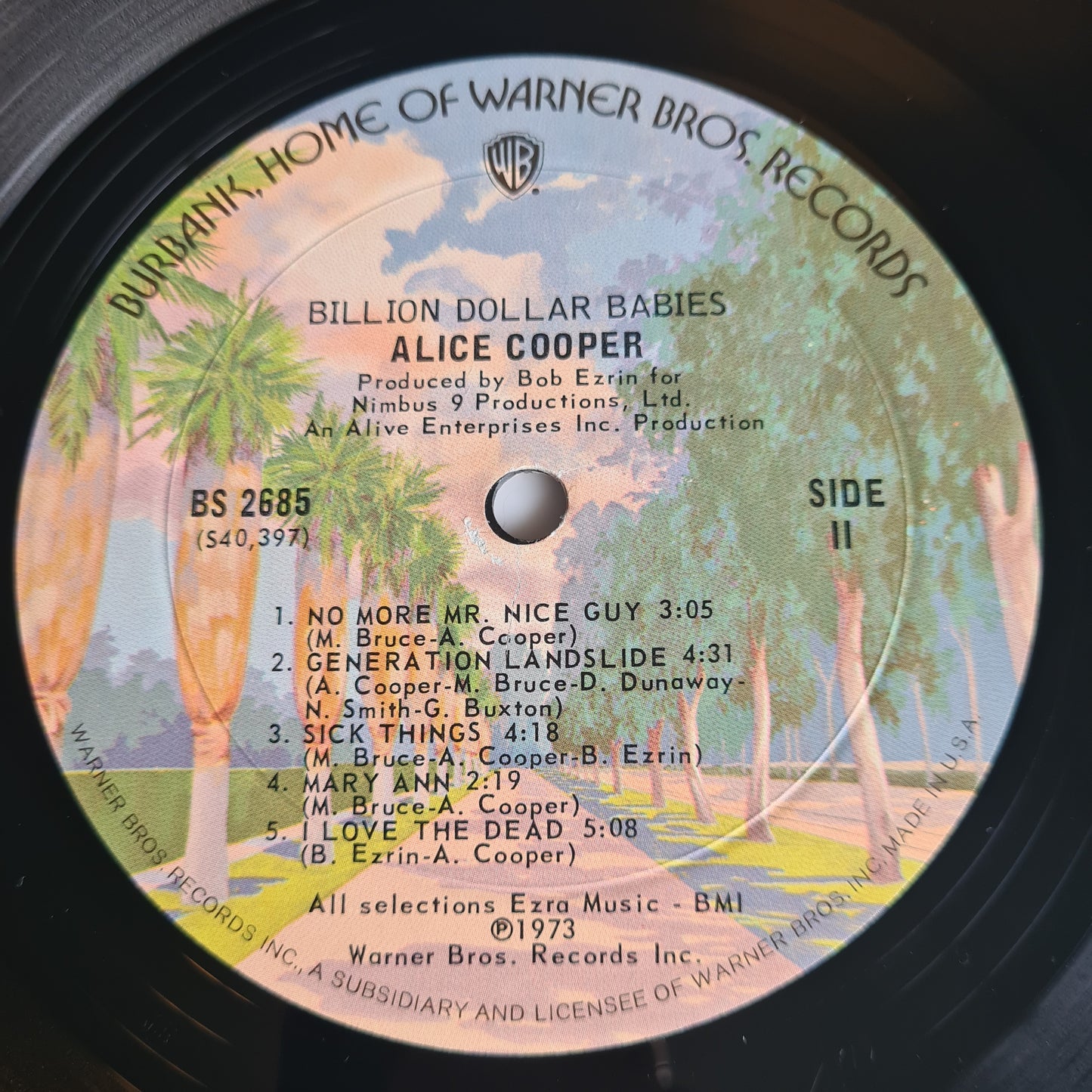 Alice Cooper – Billion Dollar Babies - 1973 (1975 USA Pressing) - Vinyl Record LP