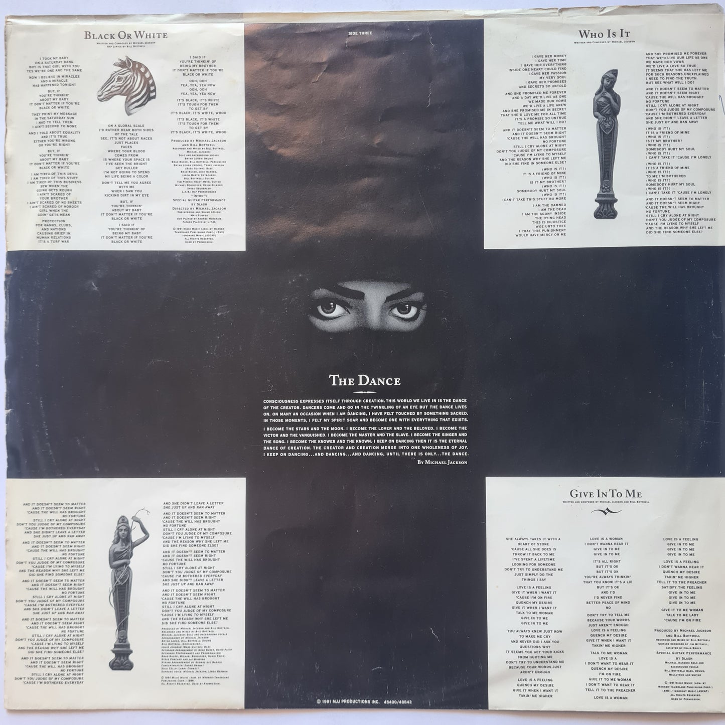 Michael Jackson – Dangerous - 1991 (Original US Pressing) - Vinyl Record 2LP