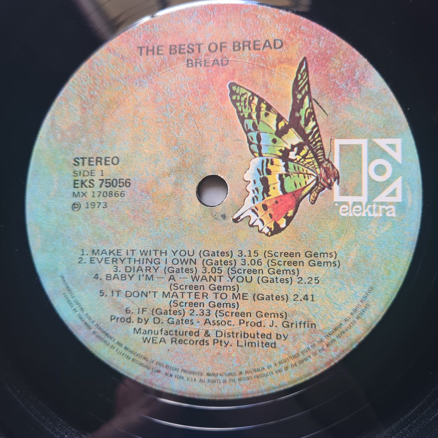 Bread – The Best Of Bread - 1973 (Gatefold) - Vinyl Record LP (near mint)