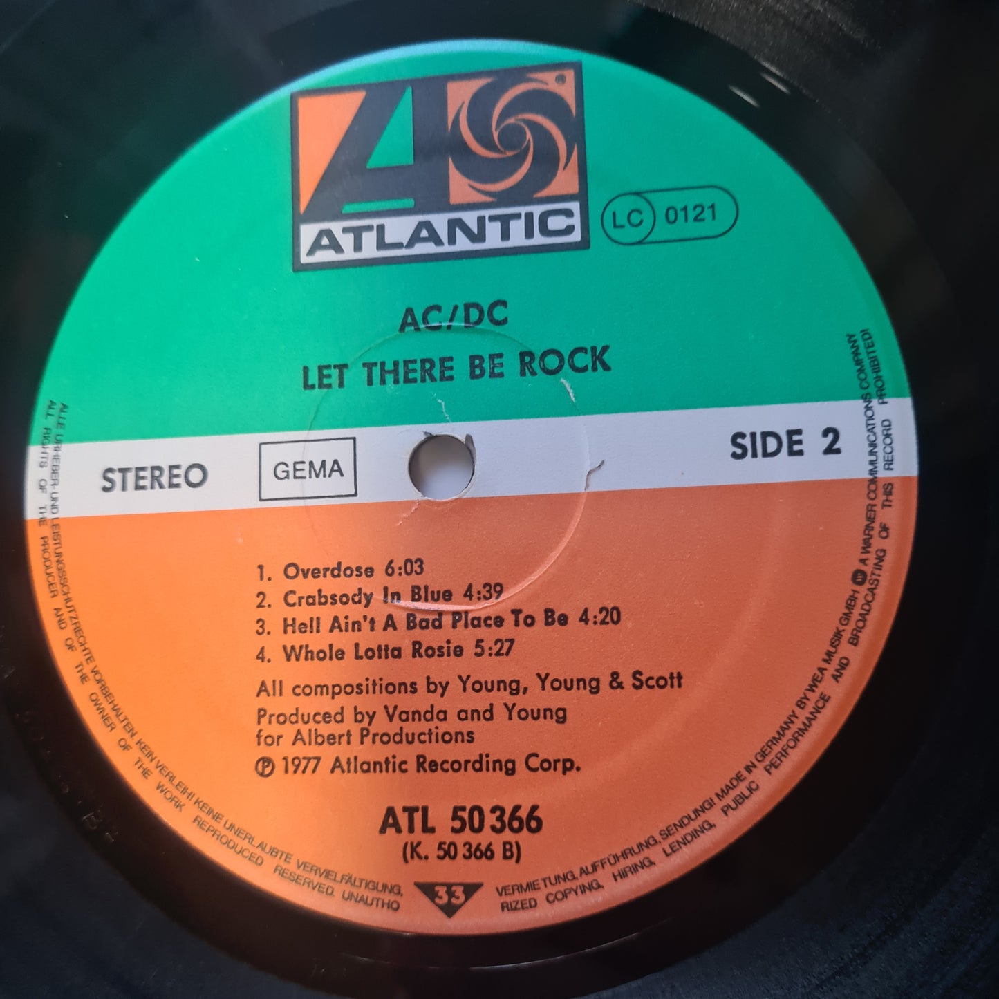 AC/DC – Let there Be Rock - 1977 (German Pressing) - Vinyl Record LP