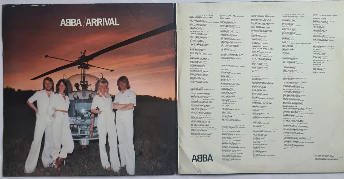 ABBA – Arrival - 1976 (Australian 2nd Pressing) - Vinyl Record LP