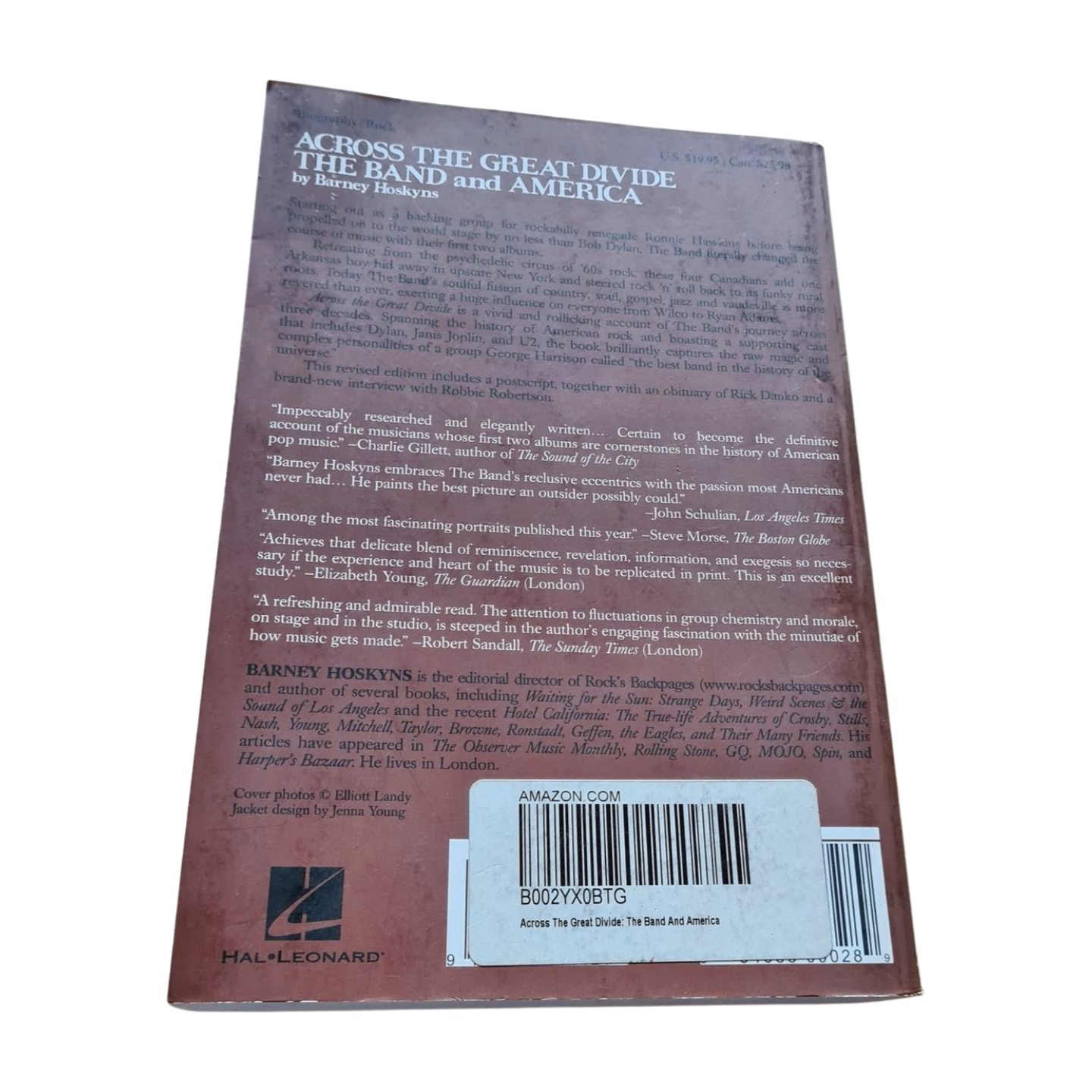 The Band - Across The Great Divide: The Band & America - Paperback Book