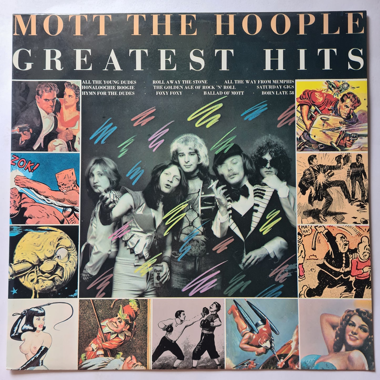 Mott The Hoople – Greatest Hits - 1976 - Vinyl Record LP
