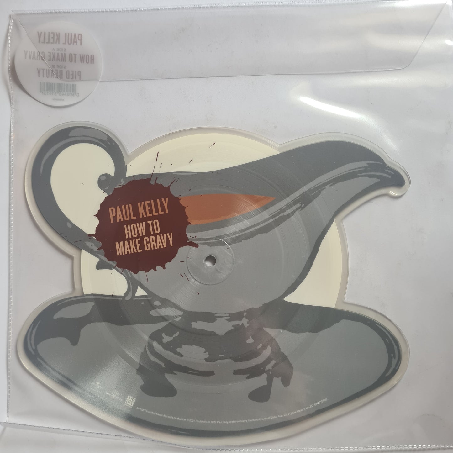 Paul Kelly – How To Make Gravy - 2022 (Limited Edition of 1000 - 7", Shaped Picture Disc Single) - Vinyl Record (Christmas)