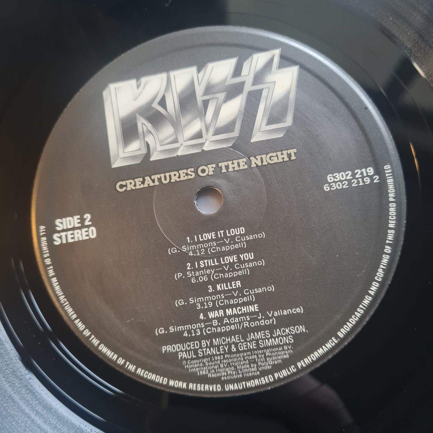 KISS – Creatures Of The Night - 1982 (Australian Pressing) - Vinyl Record LP