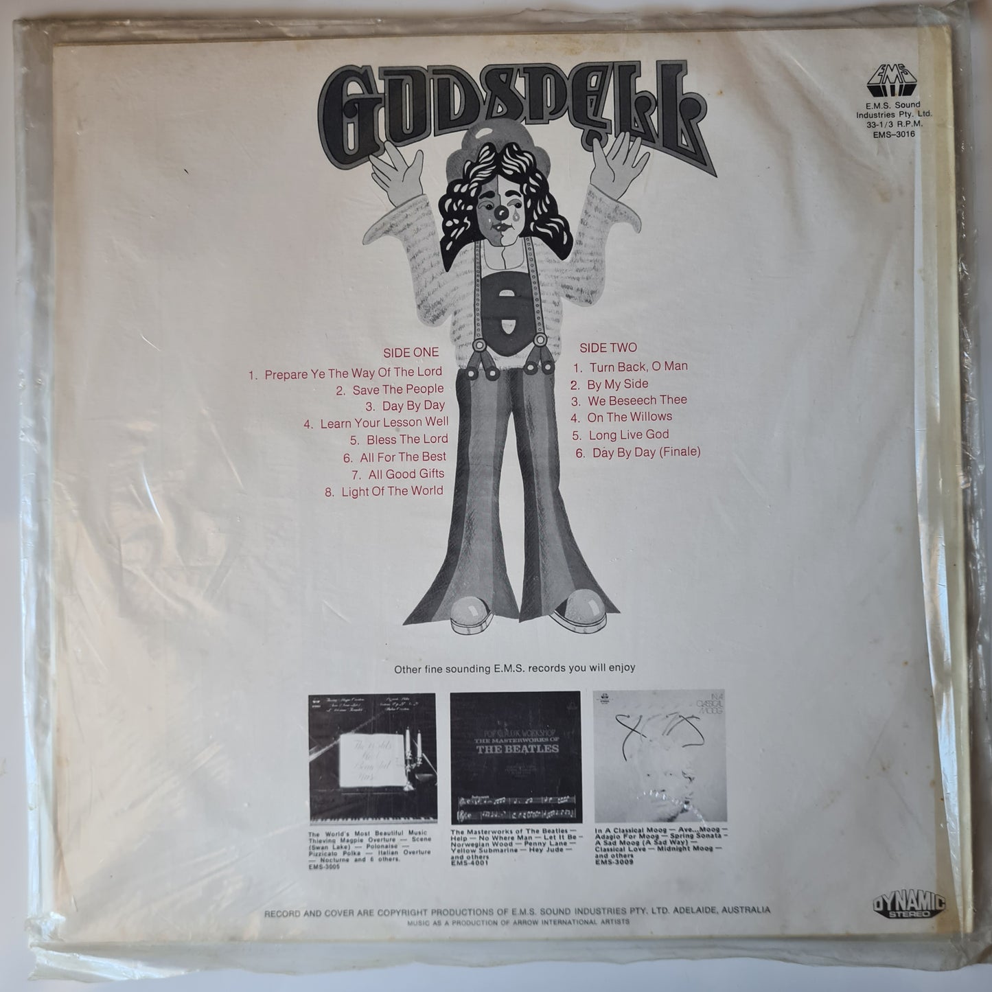 Godspell – Godspell - Vinyl Record LP