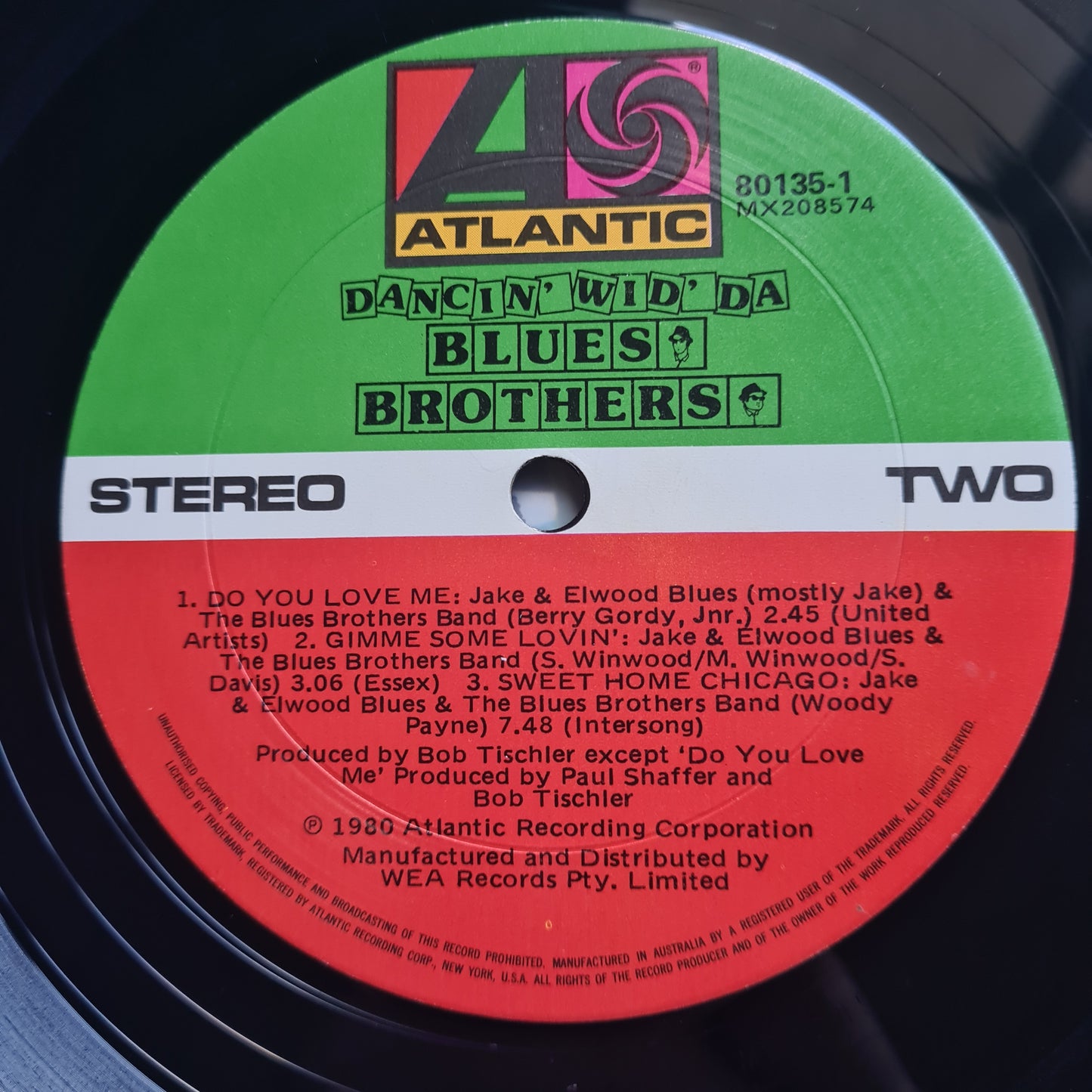 The Blues Brothers – Dancin' Wid Da Blues Brothers- 1983 - Vinyl Record LP
