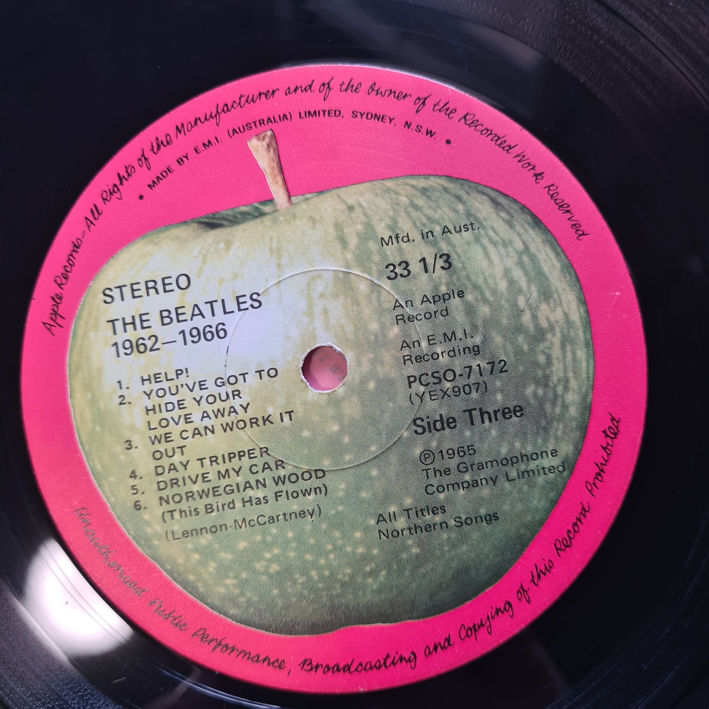 The Beatles – The Beatles 1962-1966 - 1987 (Australian Pressing) - Vinyl Record 2LP