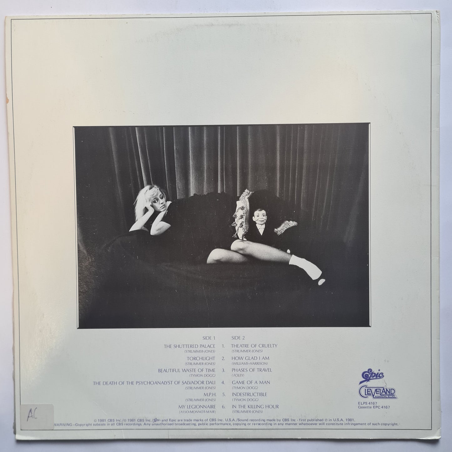 Ellen Foley - Spirit OF St. Louis - 1981 - Vinyl Record LP
