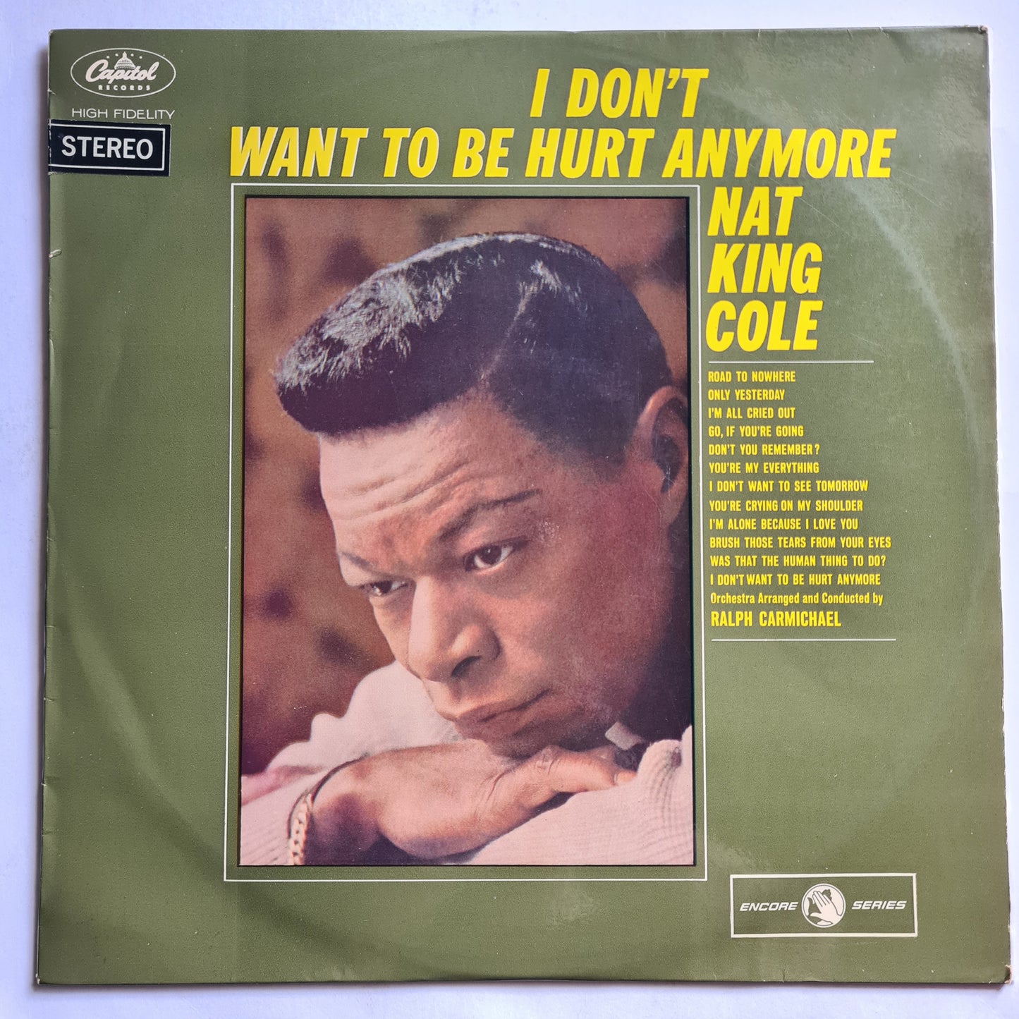 Nat King Cole – I Don't Want To Be Hurt Anymore - 1964 - Vinyl Record LP