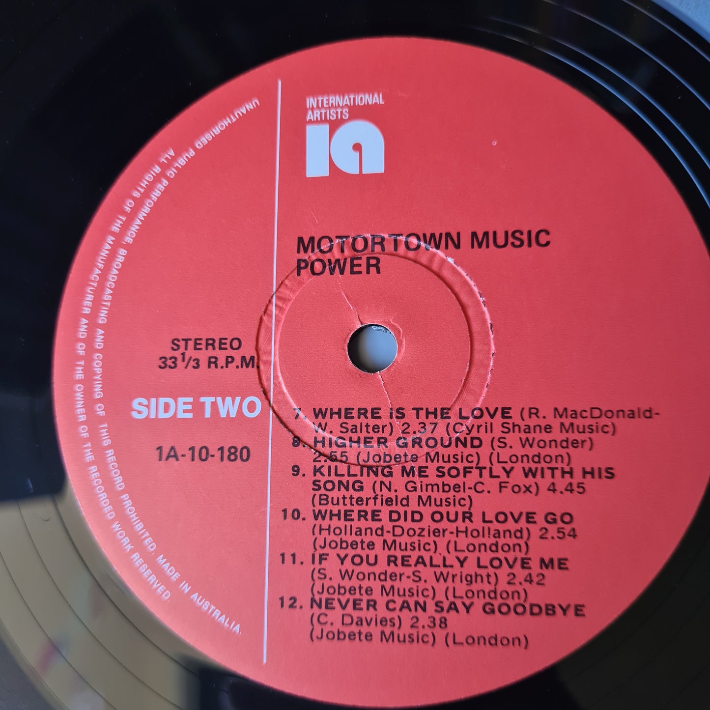 Various - Motown Music Power - Vinyl Record LP