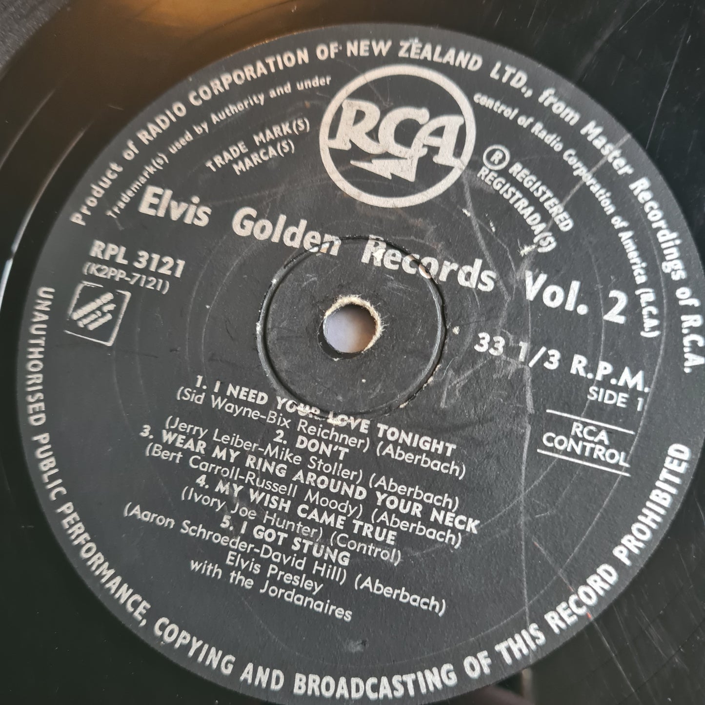 Elvis Presley – 50,000,000 Elvis Fans Can't Be Wrong (Elvis' Gold Records, Vol. 2) - 1959 (New Zealand Pressing)- Vinyl Record LP