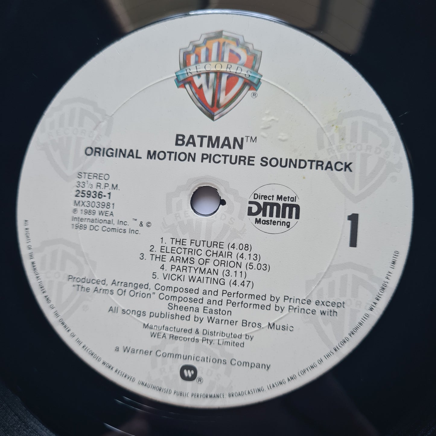 Prince – BATMAN - 1989 - Vinyl Record LP