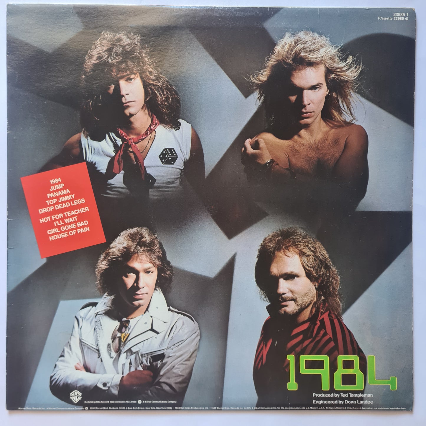 Van Halen – 1984 - 1984 (Australian Pressing) - Vinyl Record LP