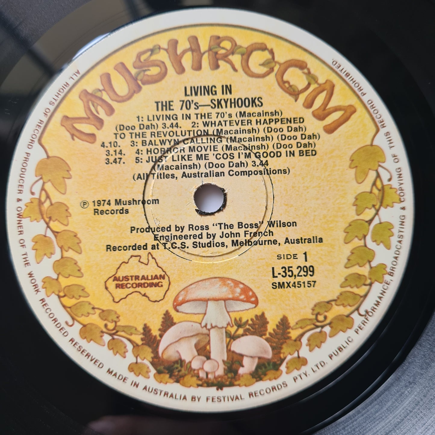 Skyhooks – Living In The 70's - 1974 (Gatefold) - Vinyl Record LP