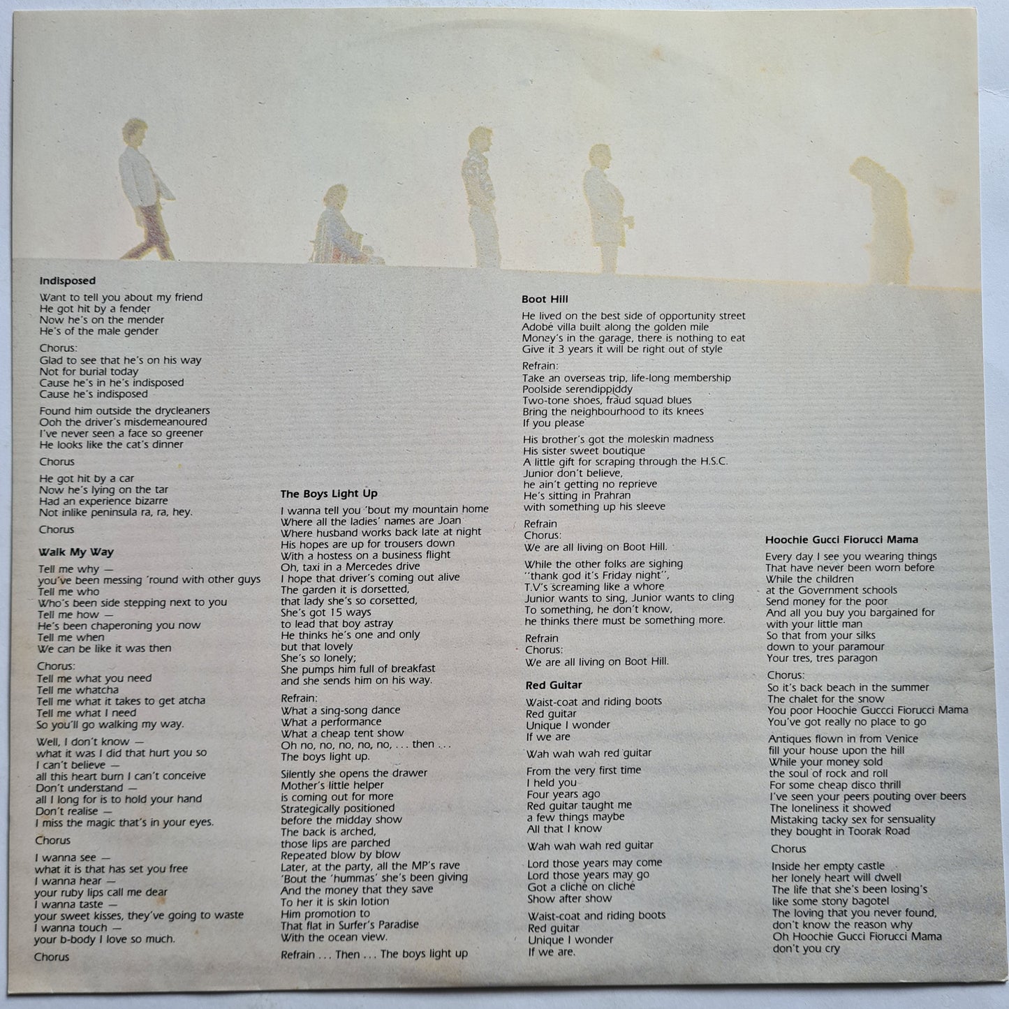 Australian Crawl – The Boys Light Up - 1980 - Vinyl Record LP (Excellent)