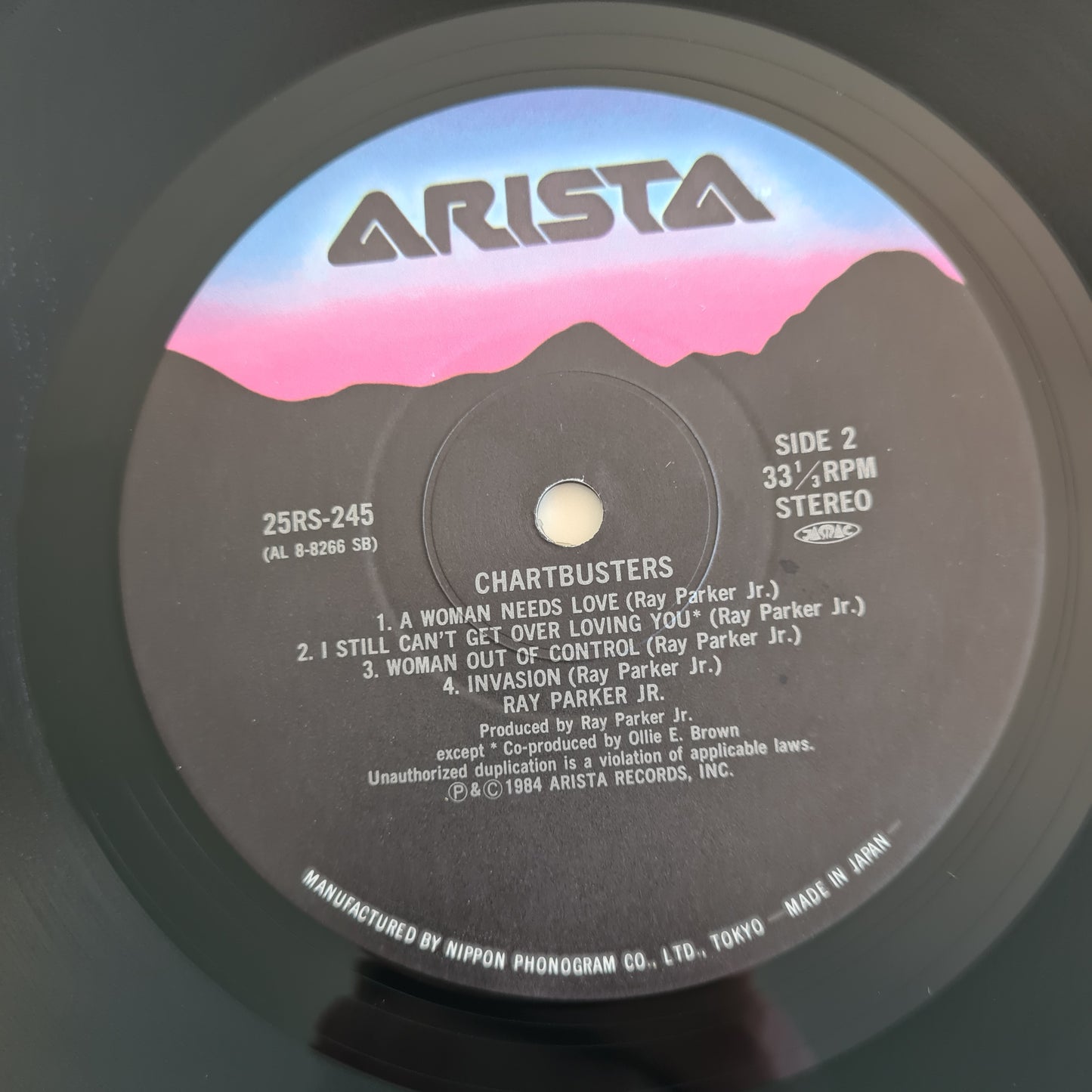 Ray Parker Jr. – Chartbusters - 1984 - Vinyl Record LP (near mint) with stickers
